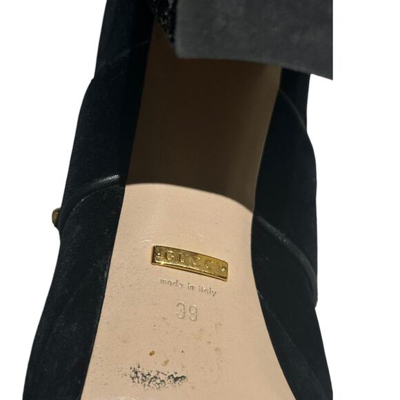 Velvet glitter heel bee boot - Picture 3 of 5